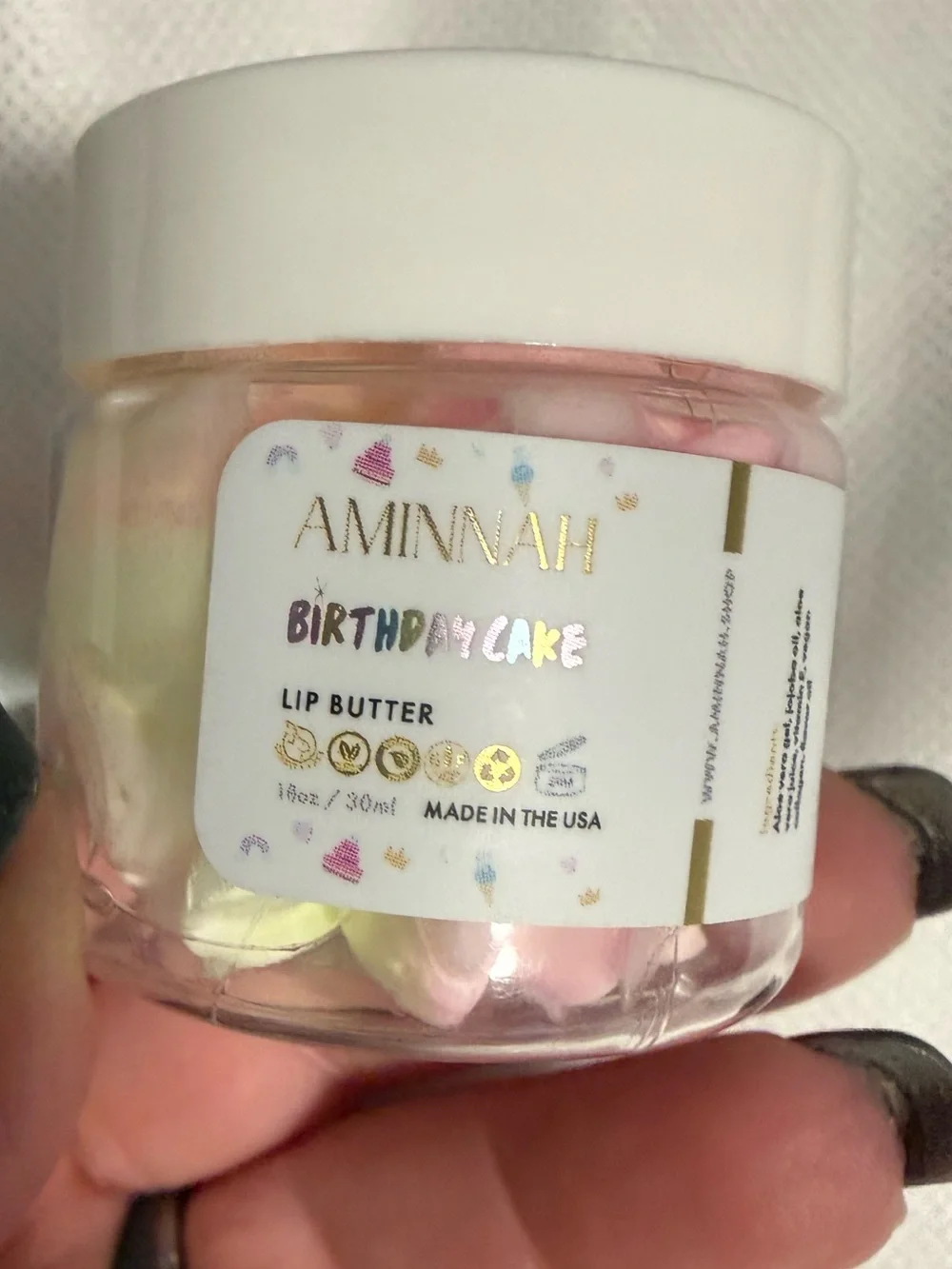 Aminnah “Birthday Cake@ Lip Butter!! NEW AND AMAZING! 🎂